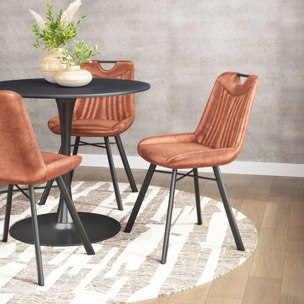 Tyler Dining Chair (Set of 2) Brown Chairs TriadCommerceInc   
