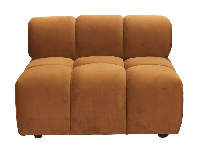 Rist Middle Chair Brown Sofas TriadCommerceInc   