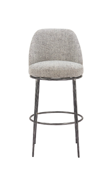 Nordhavn Swivel Barstool Gray Barstools TriadCommerceInc   