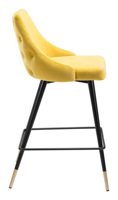 Piccolo Counter Stool Yellow Counter Stools TriadCommerceInc   