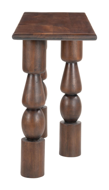 Split Console Table Brown Console Tables TriadCommerceInc   