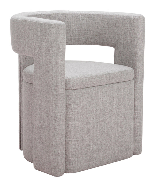 Papua Dining Chair Gray Chairs TriadCommerceInc Default Title  