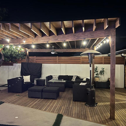 Outdoor LED Bistro String Lights 48 Feet String Lights TriadCommerceInc