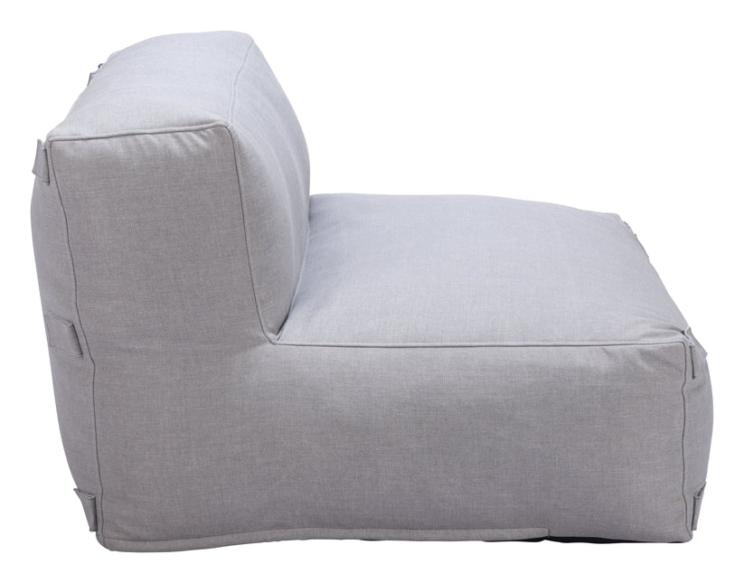 Luanda Middle Chair Gray Seating TriadCommerceInc   