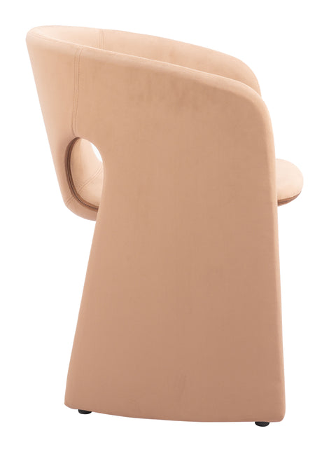 Rosyth Dining Chair Tan Chairs TriadCommerceInc   