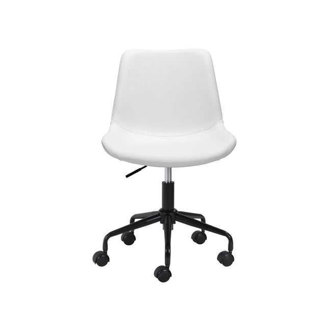 Byron Office Chair White Chairs TriadCommerceInc   