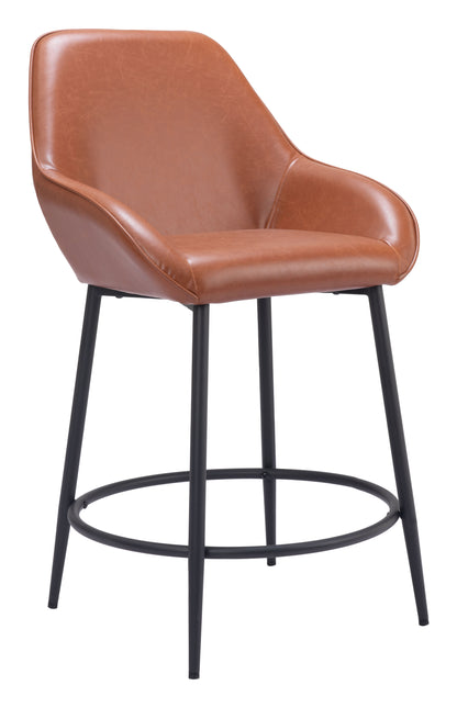 Vila Counter Stool (Set of 2) Brown Counter Stools TriadCommerceInc Default Title  