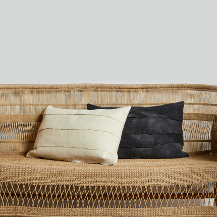 Layered Hand-Felted Merino Wool Throw Pillow Pillows TriadCommerceInc