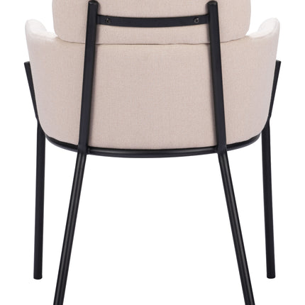 Bremor Dining Chair (Set of 2) Beige Chairs TriadCommerceInc   
