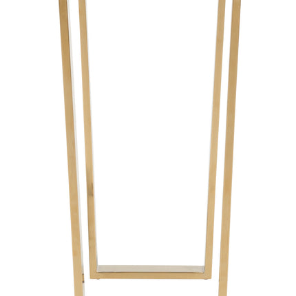 Atlas Console Table White & Gold Console Tables TriadCommerceInc   