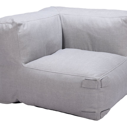 Luanda Corner Chair Gray Seating TriadCommerceInc Default Title  