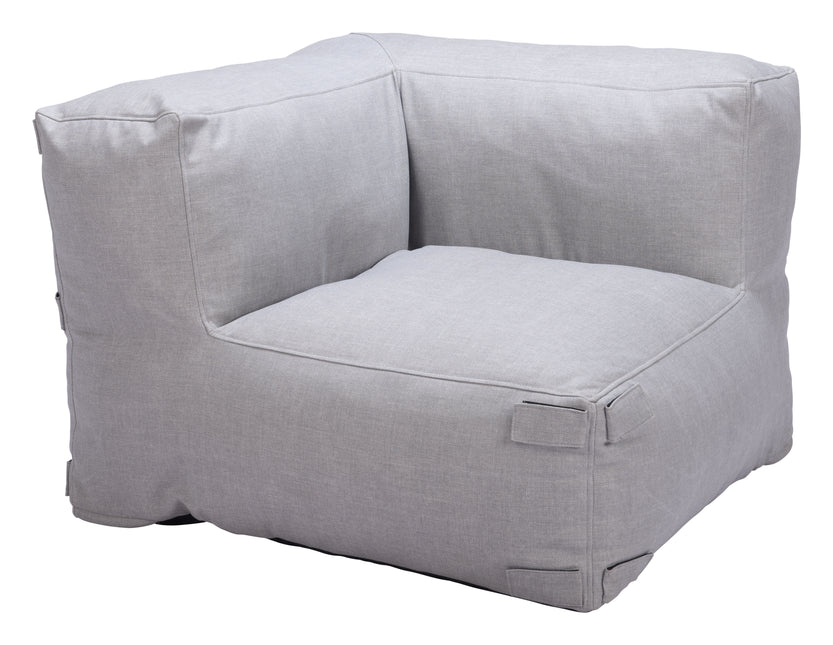 Luanda Corner Chair Gray Seating TriadCommerceInc Default Title  