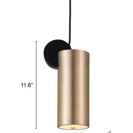 Martiza Ceiling Lamp Gold & Black Pendants TriadCommerceInc   