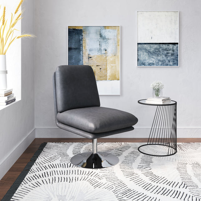 Rory Accent Chair Gray Chairs TriadCommerceInc   