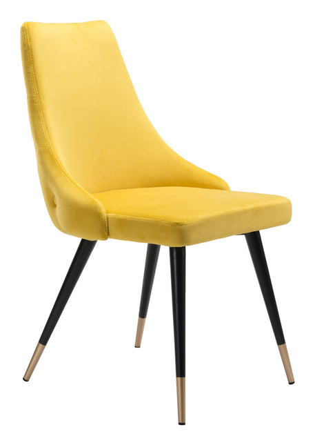Piccolo Dining Chair (Set of 2) Yellow Chairs TriadCommerceInc Default Title  