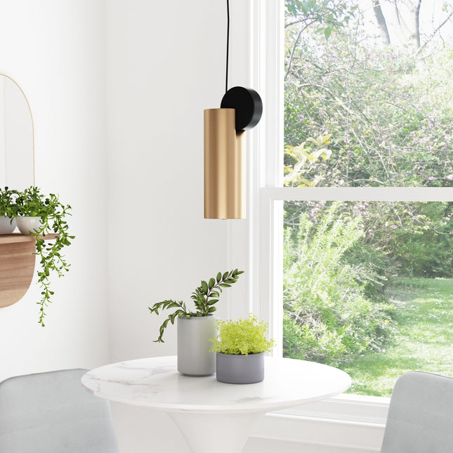 Martiza Ceiling Lamp Gold & Black Pendants TriadCommerceInc   