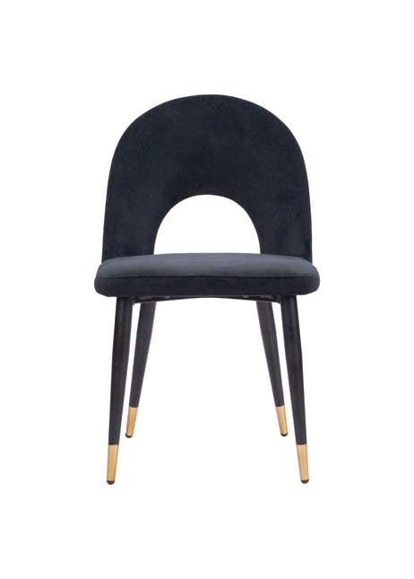 Menlo Dining Chair (Set of 2) Black Chairs TriadCommerceInc   