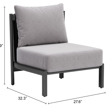 Horizon Accent Chair Gray Seating TriadCommerceInc   
