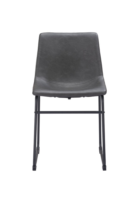 Smart Dining Chair (Set of 2) Charcoal Chairs TriadCommerceInc   