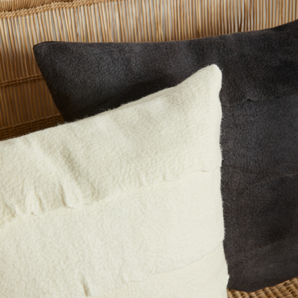 Layered Hand-Felted Merino Wool Throw Pillow Pillows TriadCommerceInc