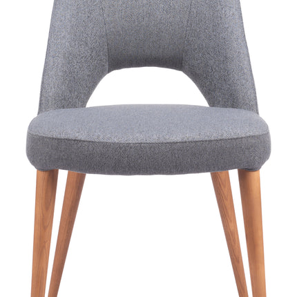 Leith Dining Chair (Set of 2) Gray Chairs TriadCommerceInc   