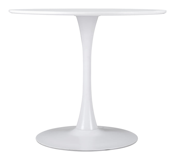 Opus Dining Table White Tables TriadCommerceInc   