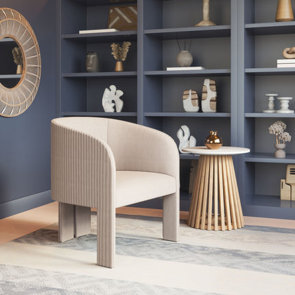 Hull Accent Chair Beige Chairs TriadCommerceInc   