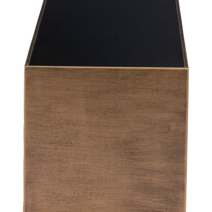 Reed Coffee Table Brass & Black Coffee Tables TriadCommerceInc   