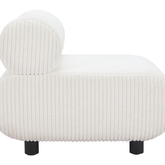 Rahat Accent Chair White Chairs TriadCommerceInc   