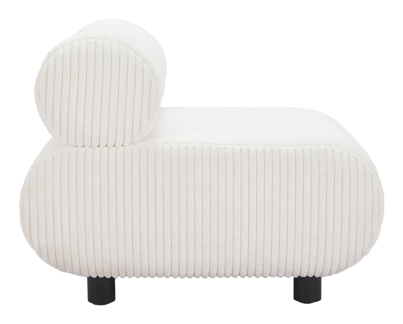 Rahat Accent Chair White Chairs TriadCommerceInc