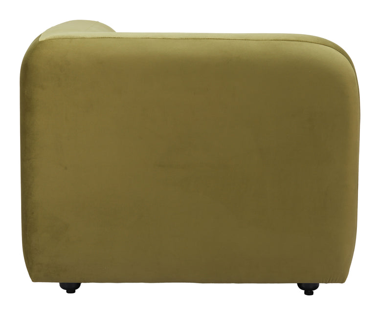 Biak Corner Chair Green Sofas TriadCommerceInc   