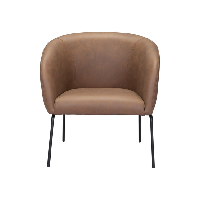 Quinten Accent Chair Vintage Brown Chairs TriadCommerceInc   