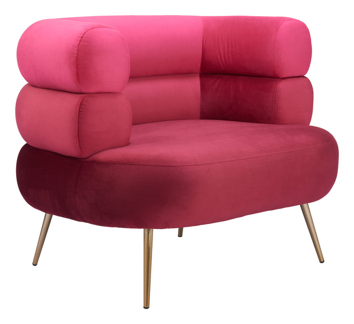 Arish Accent Chair Red Chairs TriadCommerceInc Default Title  