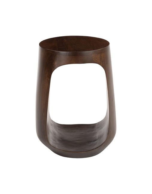 Okno Side Table Walnut Side Tables TriadCommerceInc   