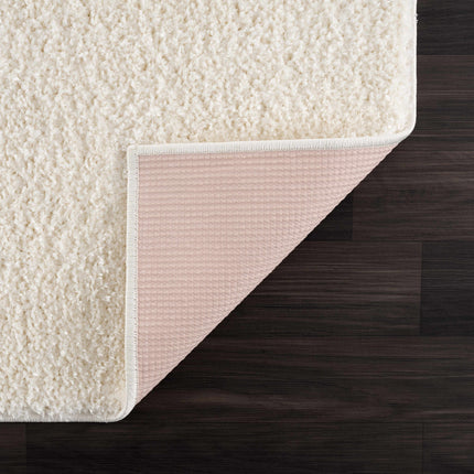 Judy White Washable Area Rug Rugs TriadCommerceInc