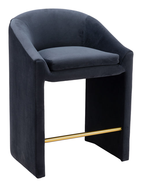 Emas Counter Stool Midnight Gray Counter Stools TriadCommerceInc Default Title  
