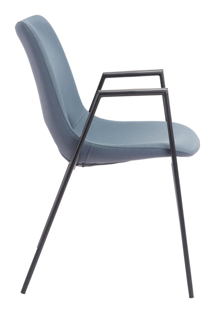 Desi Dining Chair (Set of 2) Blue Chairs TriadCommerceInc   