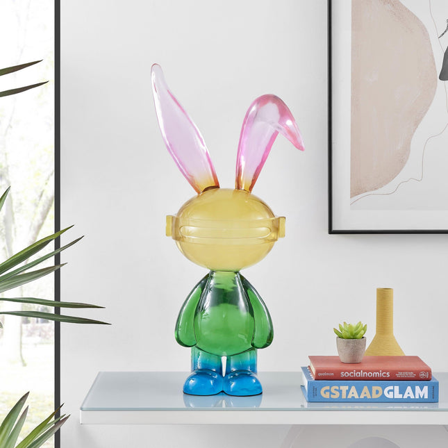Colorful Rabbit Sculpture Sculpture TriadCommerceInc   