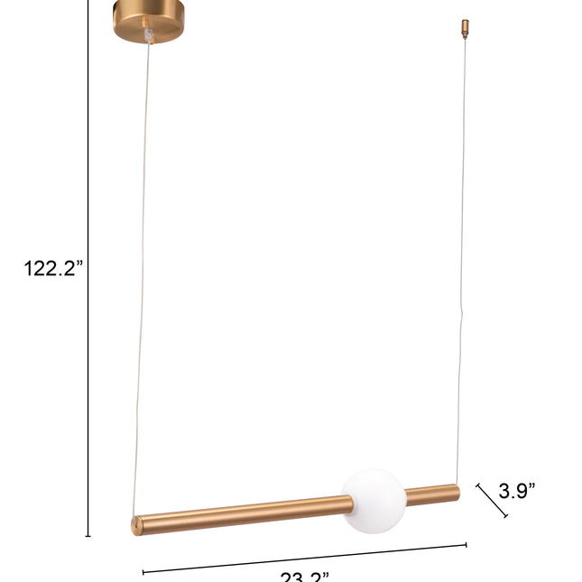 Adeo Ceiling Lamp Brass Pendants TriadCommerceInc   