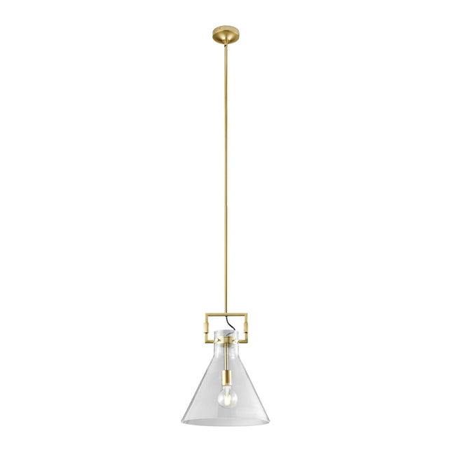 Helios Crystal & Gold LED 1 light Pendant Home Decor > Lighting > Ceiling Lights > Pendant Lights TriadCommerceInc