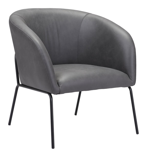 Quinten Accent Chair Vintage Gray Chairs TriadCommerceInc Default Title