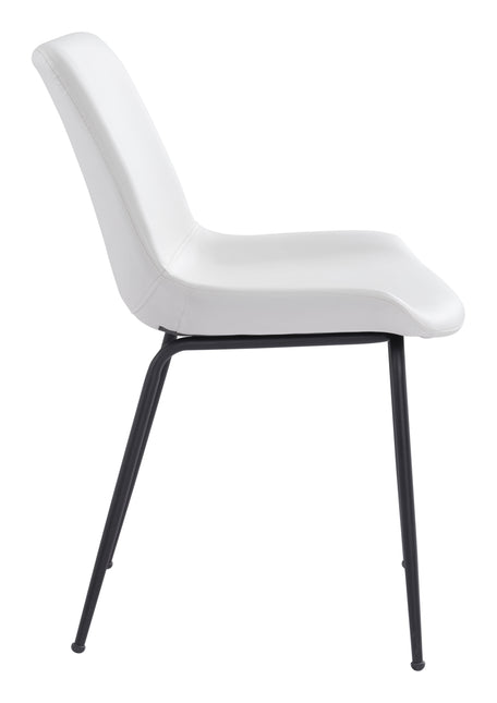 Byron Dining Chair (Set of 2) White Chairs TriadCommerceInc   