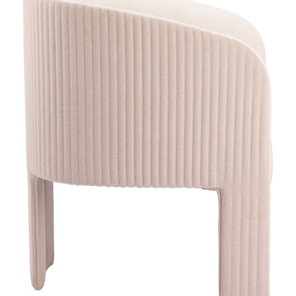 Hull Accent Chair Beige Chairs TriadCommerceInc   