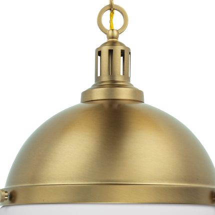 Aaron 12" 2-Light Gold Dimmable Pendant Light Fixture Home Decor > Lighting > Ceiling Lights > Pendant Lights TriadCommerceInc