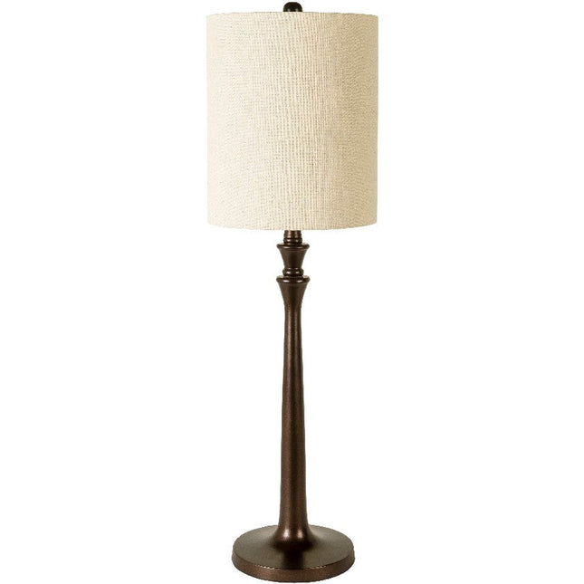 Rene Traditional Metallic Bronze Table Lamp Home Decor > Lighting > Lamp > Table Lamps TriadCommerceInc 34"H x 10"W x 10"D