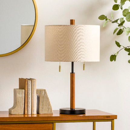 Naiya Modern Tan Table Lamp Home Decor > Lighting > Lamp > Table Lamps TriadCommerceInc