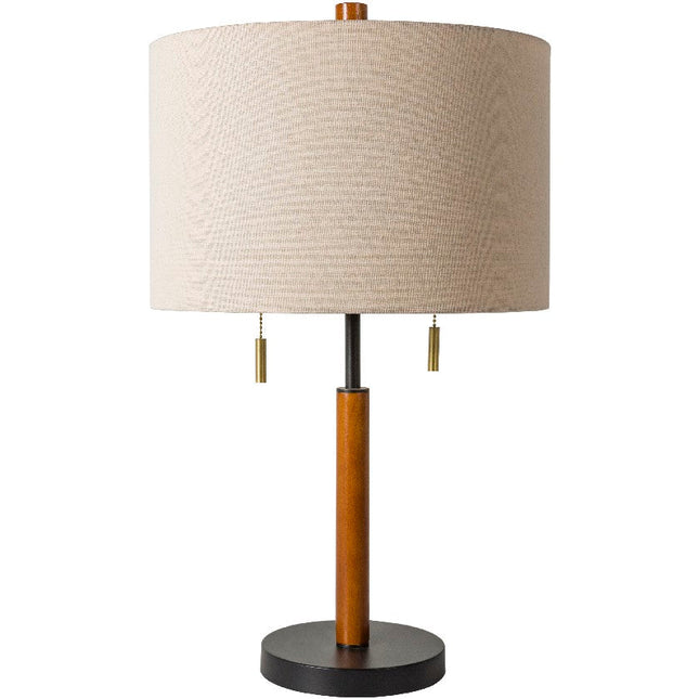 Naiya Modern Tan Table Lamp Home Decor > Lighting > Lamp > Table Lamps TriadCommerceInc 23"H x 14"W x 14"D