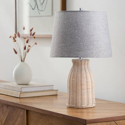 Tyre Modern Beige Table Lamp Home Decor > Lighting > Lamp > Table Lamps TriadCommerceInc