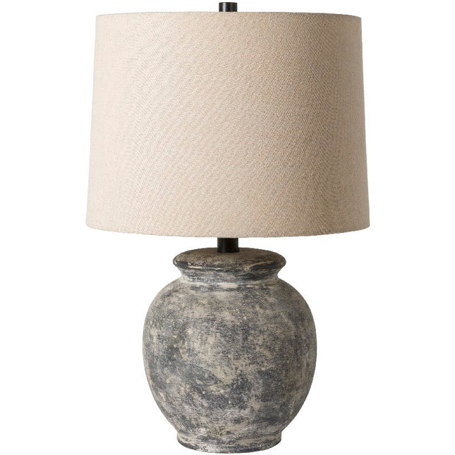 Tashena Traditional Gray Table Lamp Home Decor > Lighting > Lamp > Table Lamps TriadCommerceInc 21"H x 13"W x 13"D