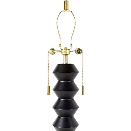 Zarina Modern Black Floor Lamp Lighting TriadCommerceInc